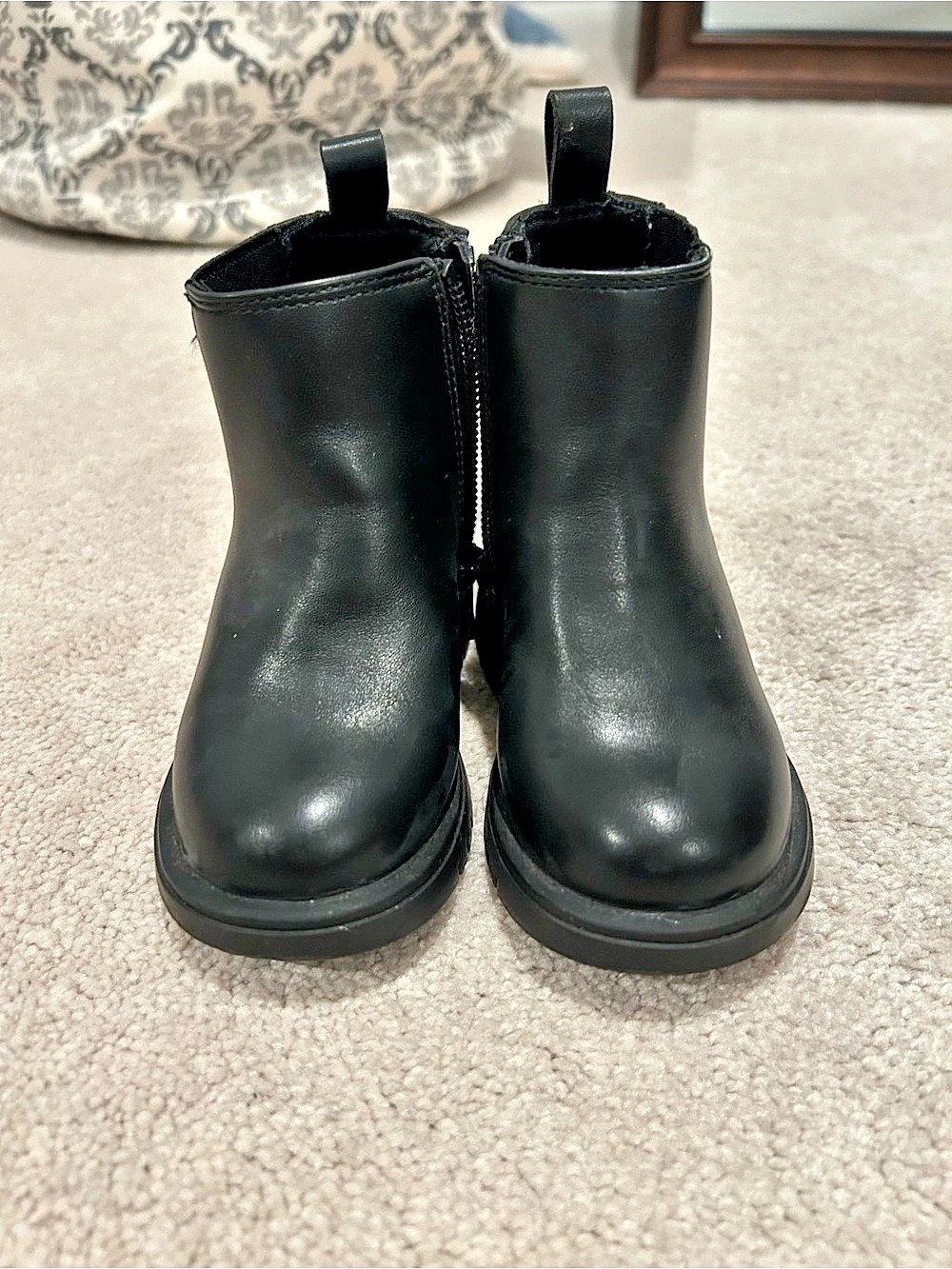 Black Chelsea Boots Girls US Toddler 5